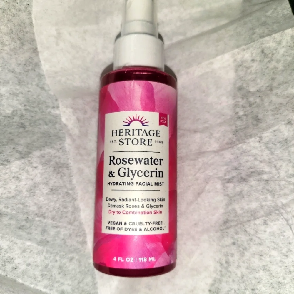 Heritage Store Rosewater & Glycerin Hydrating Facial Mist - Picture 6 of 9